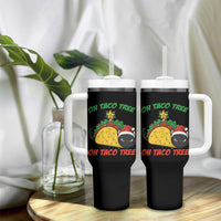 Funny Taco Cat Tree Christmas Tumbler With Handle - Wonder Print Shop