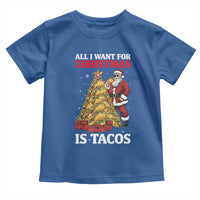 Funny Santa Taco Toddler T Shirt All I Want For Christmas Is Taco - Wonder Print Shop