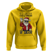 Funny Santa Taco Christmas Hoodie All I Want For Christmas Is Taco - Wonder Print Shop