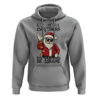 Funny Santa Taco Christmas Hoodie All I Want For Christmas Is Taco - Wonder Print Shop