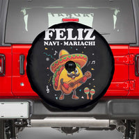 Funny Taco Mexican Christmas Spare Tire Cover Feliz Navi Mariachi - Wonder Print Shop