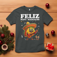 Funny Taco Mexican Christmas T Shirt Feliz Navi Mariachi - Wonder Print Shop