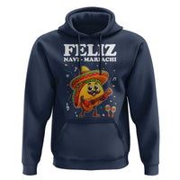 Funny Taco Mexican Christmas Hoodie Feliz Navi Mariachi - Wonder Print Shop