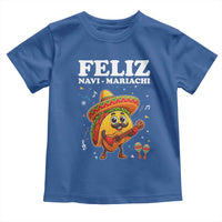 Funny Taco Mexican Christmas Toddler T Shirt Feliz Navi Mariachi - Wonder Print Shop