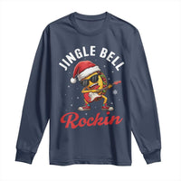 Funny Taco Christmas Long Sleeve Shirt Jingle Bell Rockin - Wonder Print Shop