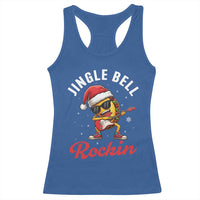 Funny Taco Christmas Racerback Tank Top Jingle Bell Rockin - Wonder Print Shop
