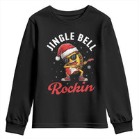 Funny Taco Christmas Youth Sweatshirt Jingle Bell Rockin - Wonder Print Shop