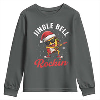 Funny Taco Christmas Youth Sweatshirt Jingle Bell Rockin - Wonder Print Shop