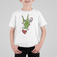 Funny Christmas Rock T Shirt For Kid Rock Green Hand Style Xmas - Wonder Print Shop