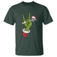 Funny Christmas Rock T Shirt Rock Green Hand Style Xmas - Wonder Print Shop