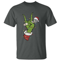 Funny Christmas Rock T Shirt Rock Green Hand Style Xmas - Wonder Print Shop
