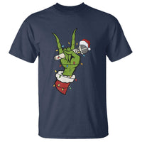 Funny Christmas Rock T Shirt Rock Green Hand Style Xmas - Wonder Print Shop