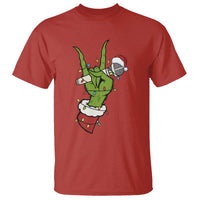 Funny Christmas Rock T Shirt Rock Green Hand Style Xmas - Wonder Print Shop