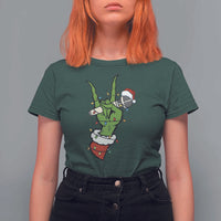 Funny Christmas Rock T Shirt For Women Rock Green Hand Style Xmas - Wonder Print Shop