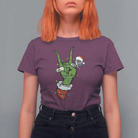 Funny Christmas Rock T Shirt For Women Rock Green Hand Style Xmas - Wonder Print Shop