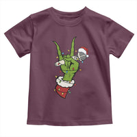 Funny Christmas Rock Toddler T Shirt Rock Green Hand Style Xmas - Wonder Print Shop