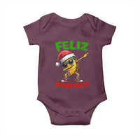 Funny Taco Mexican Christmas Baby Onesie Feliz Navitaco - Wonder Print Shop
