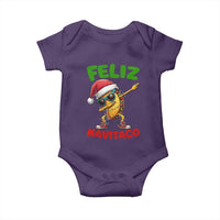 Funny Taco Mexican Christmas Baby Onesie Feliz Navitaco - Wonder Print Shop
