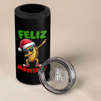 Funny Taco Mexican Christmas 4 in 1 Can Cooler Tumbler Feliz Navitaco - Wonder Print Shop