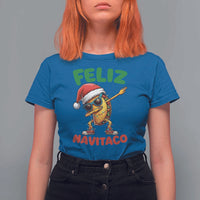Funny Taco Mexican Christmas T Shirt For Women Feliz Navitaco - Wonder Print Shop