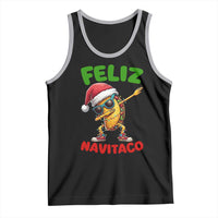 Funny Taco Mexican Christmas Tank Top Feliz Navitaco - Wonder Print Shop