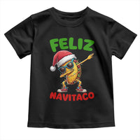 Funny Taco Mexican Christmas Toddler T Shirt Feliz Navitaco - Wonder Print Shop
