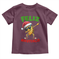 Funny Taco Mexican Christmas Toddler T Shirt Feliz Navitaco - Wonder Print Shop
