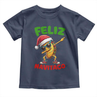 Funny Taco Mexican Christmas Toddler T Shirt Feliz Navitaco - Wonder Print Shop