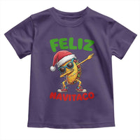 Funny Taco Mexican Christmas Toddler T Shirt Feliz Navitaco - Wonder Print Shop