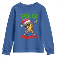 Funny Taco Mexican Christmas Youth Sweatshirt Feliz Navitaco - Wonder Print Shop