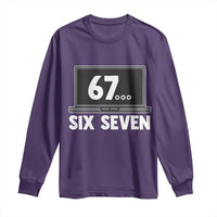 67 Six Seven Meme Long Sleeve Shirt Funny Tech Support - Wonder Print Shop