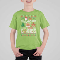 Funny Tech Support Christmas T Shirt For Kid I Am Here To Delete Your Cookies - Wonder Print Shop