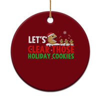 Tech Support Christmas Ceramic Ornament Let Is Clear Those Holiday Cookies - Wonder Print Shop
