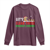 Tech Support Christmas Long Sleeve Shirt Let Is Clear Those Holiday Cookies - Wonder Print Shop