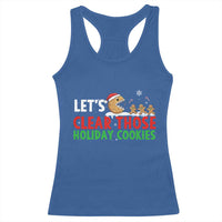 Tech Support Christmas Racerback Tank Top Let Is Clear Those Holiday Cookies - Wonder Print Shop