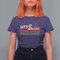Tech Support Christmas T Shirt For Women Let Is Clear Those Holiday Cookies - Wonder Print Shop