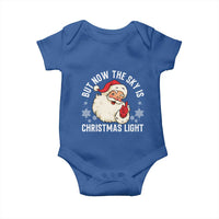 Santa Opalite Christmas Baby Onesie But Now The Sky Is Xmas Light - Wonder Print Shop