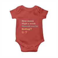 67 Six Seven Meme Baby Onesie How Many Nights Reading 67 - Wonder Print Shop
