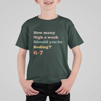 67 Six Seven Meme T Shirt For Kid How Many Nights Reading 67 - Wonder Print Shop