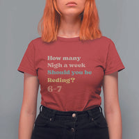 67 Six Seven Meme T Shirt For Women How Many Nights Reading 67 - Wonder Print Shop