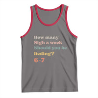 67 Six Seven Meme Tank Top How Many Nights Reading 67 - Wonder Print Shop