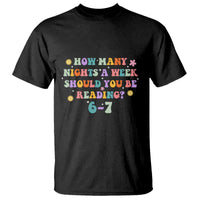 67 Six Seven Meme T Shirt Funny Reading Book Lover - Wonder Print Shop