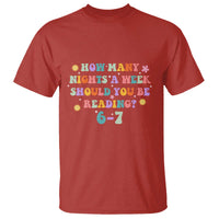 67 Six Seven Meme T Shirt Funny Reading Book Lover - Wonder Print Shop