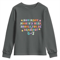 67 Six Seven Meme Youth Sweatshirt Funny Reading Book Lover - Wonder Print Shop