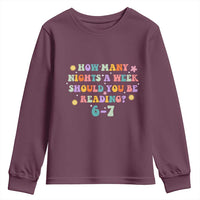 67 Six Seven Meme Youth Sweatshirt Funny Reading Book Lover - Wonder Print Shop