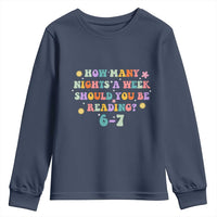 67 Six Seven Meme Youth Sweatshirt Funny Reading Book Lover - Wonder Print Shop