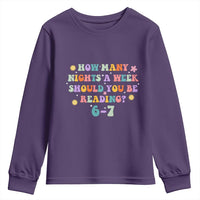 67 Six Seven Meme Youth Sweatshirt Funny Reading Book Lover - Wonder Print Shop