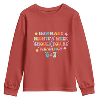67 Six Seven Meme Youth Sweatshirt Funny Reading Book Lover - Wonder Print Shop