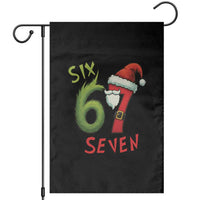67 Six Seven Christmas Meme Garden Flag Funny Santa Xmas - Wonder Print Shop