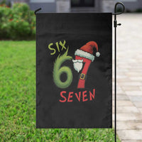 67 Six Seven Christmas Meme Garden Flag Funny Santa Xmas - Wonder Print Shop